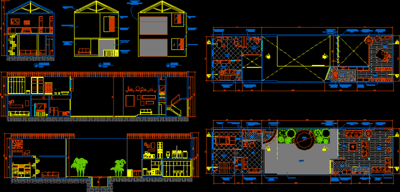Loft Project DWG Full Project for AutoCAD