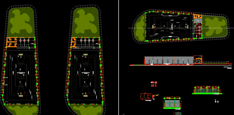 Loza Sports DWG Model for AutoCAD