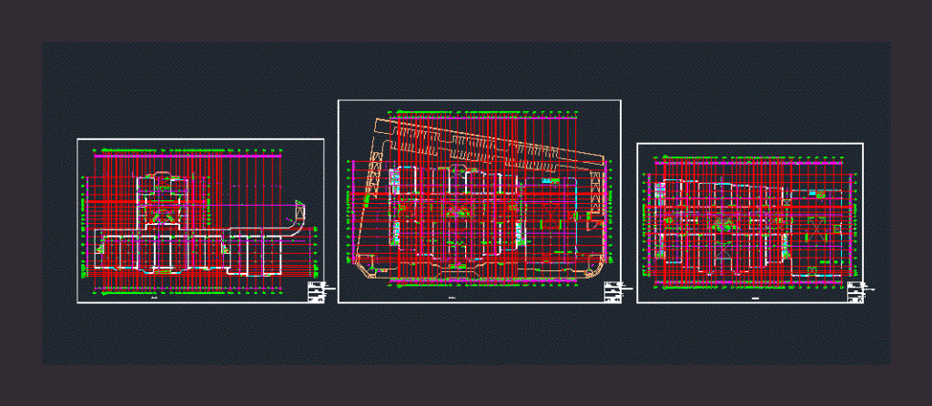Mall DWG Block for AutoCAD