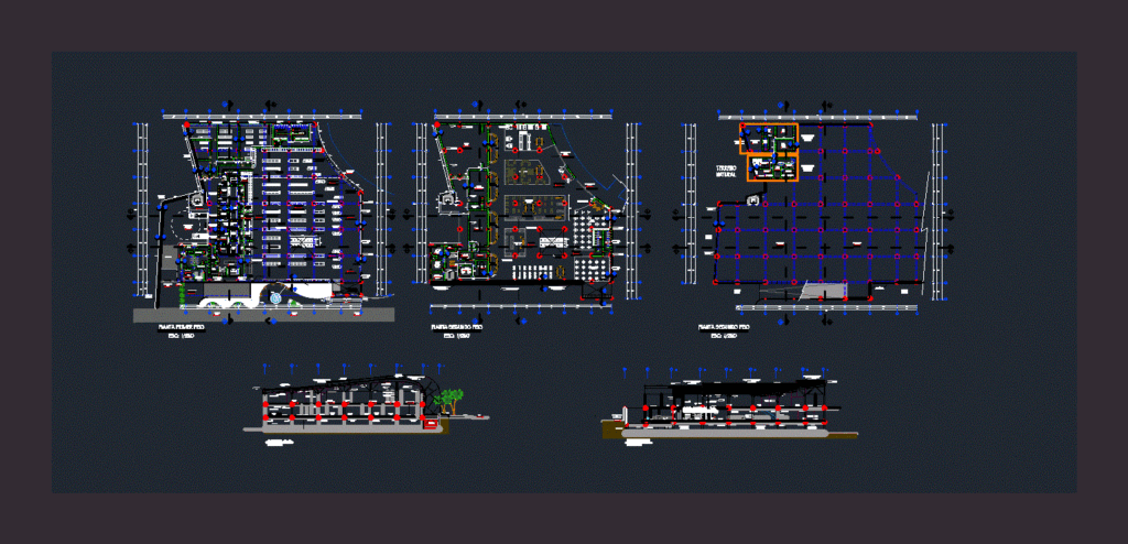 Mall DWG Detail for AutoCAD