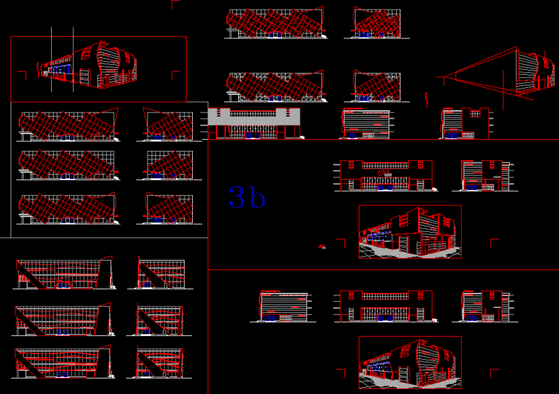 Mall DWG Detail for AutoCAD