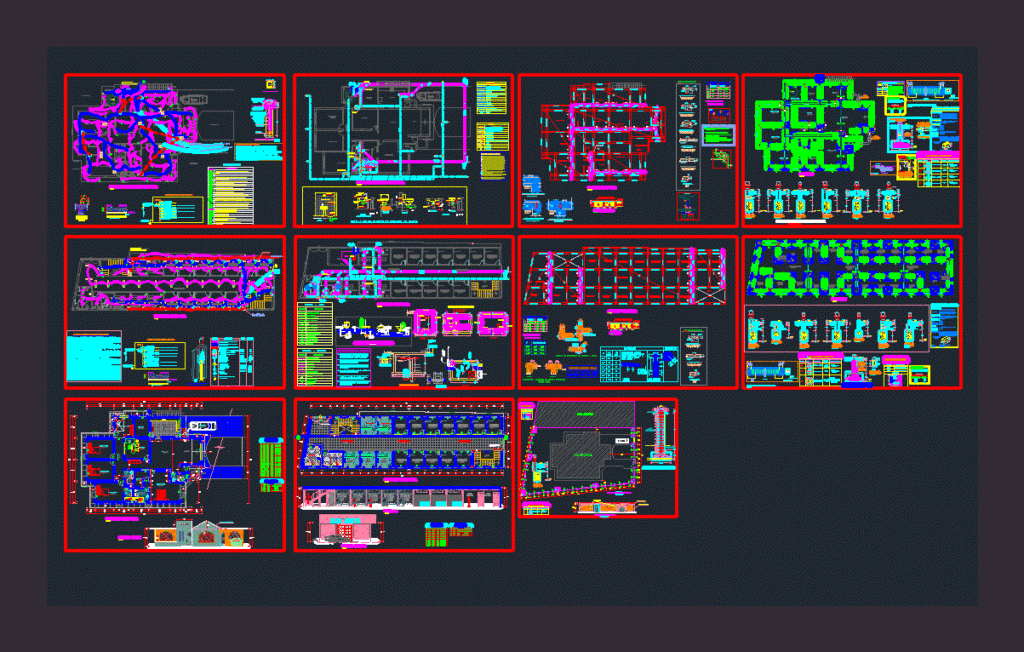 Mall DWG Full Project for AutoCAD