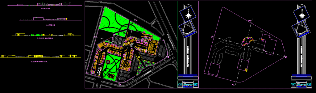 Mall DWG Full Project for AutoCAD