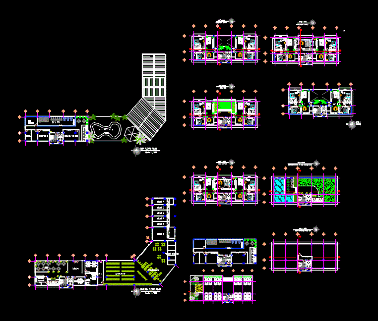 Mall DWG  Plan  for AutoCAD  Designs CAD