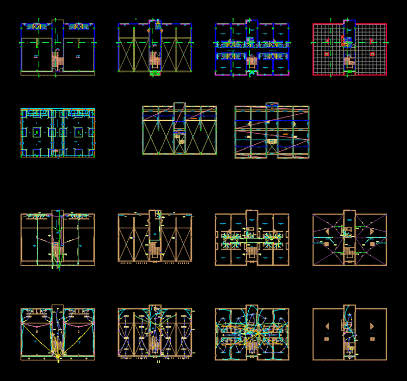 Mall With Living DWG Full Project for AutoCAD