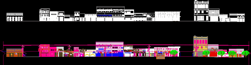 Manaus Facades DWG Block for AutoCAD