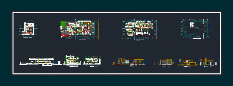 Mansion DWG Block for AutoCAD