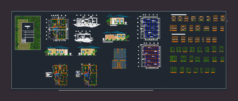 Manufactured Housing DWG Block for AutoCAD