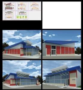 Market Canchay DWG Section for AutoCAD