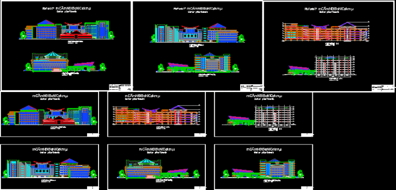 Market DWG Block for AutoCAD