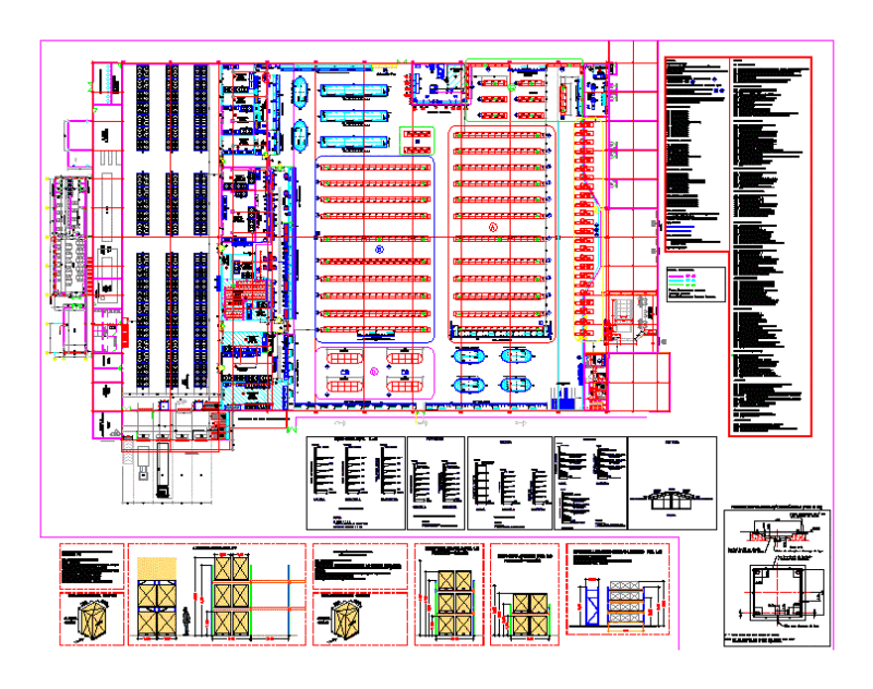 Market DWG Block for AutoCAD
