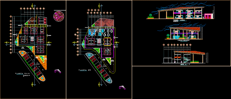 Market DWG Block for AutoCAD