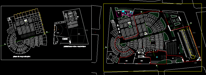 Market DWG Block for AutoCAD