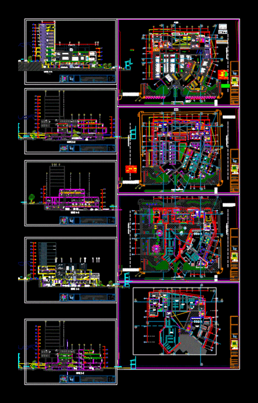 Market DWG Block for AutoCAD