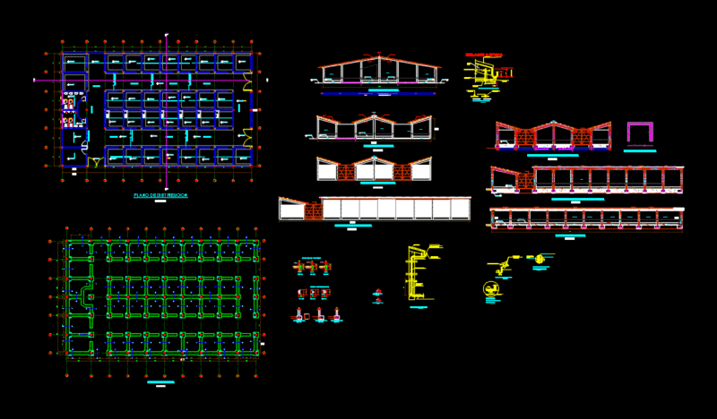 Market DWG Detail for AutoCAD