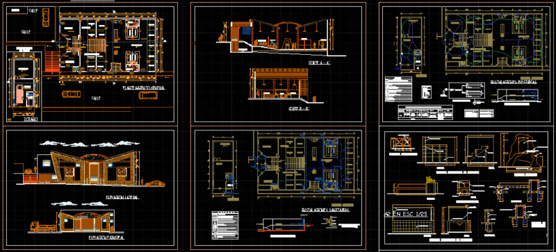 Market DWG Full Project for AutoCAD