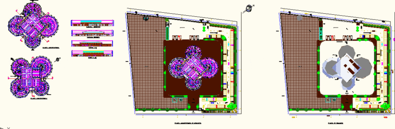 Market DWG Plan for AutoCAD