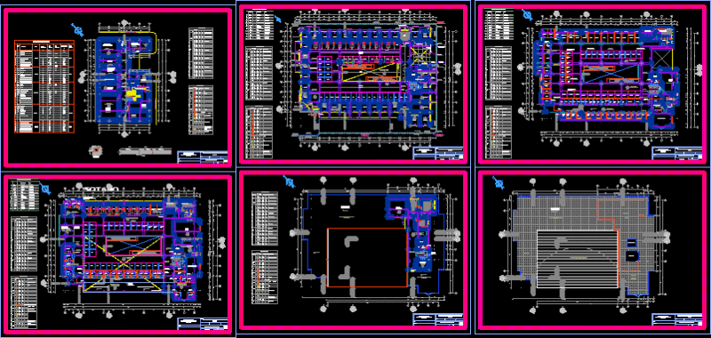 Market Moqua DWG Section for AutoCAD