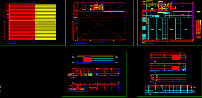 Materials Warehouse DWG Block for AutoCAD