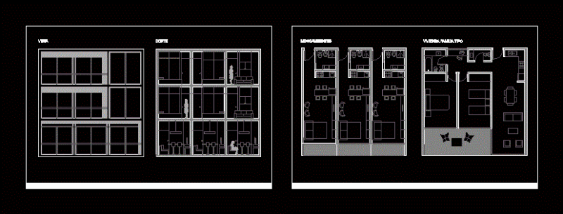 Matrix Housing DWG Block for AutoCAD