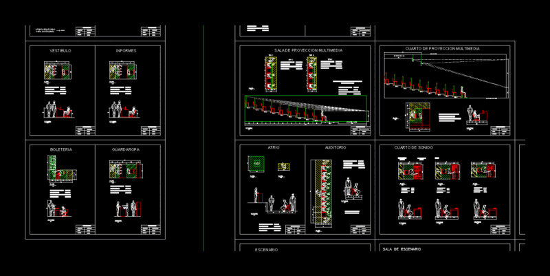 Matrix Showroom 2D DWG Plan for AutoCAD