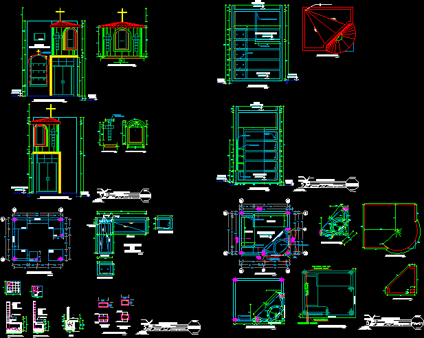 Mausoleum; Cemetery DWG Block for AutoCAD • Designs CAD