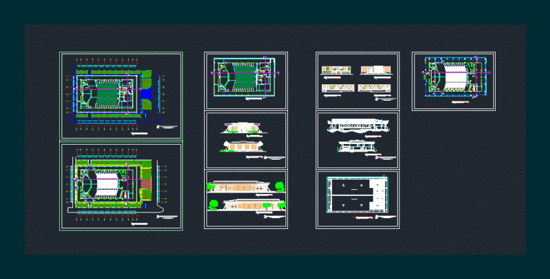 Medicine Auditorium DWG Plan for AutoCAD
