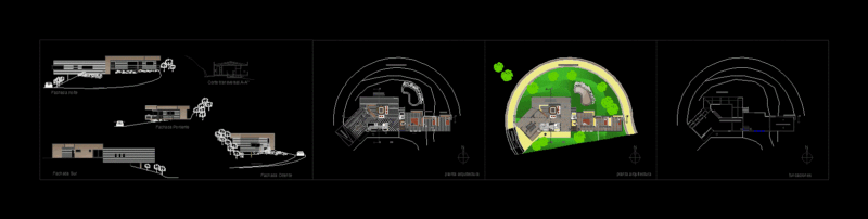 Mediterranean Living DWG Block for AutoCAD