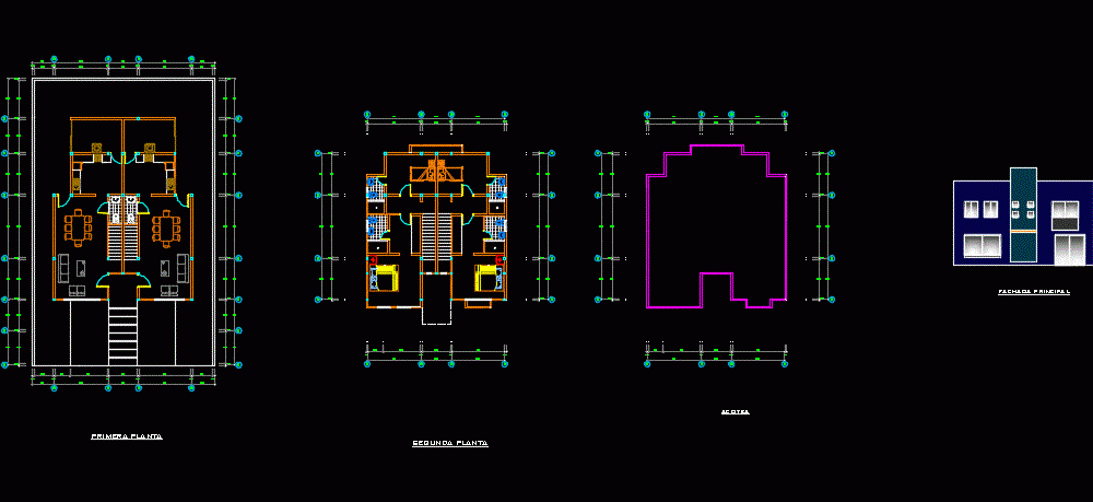 Medium Multi-Family DWG Block for AutoCAD • Designs CAD