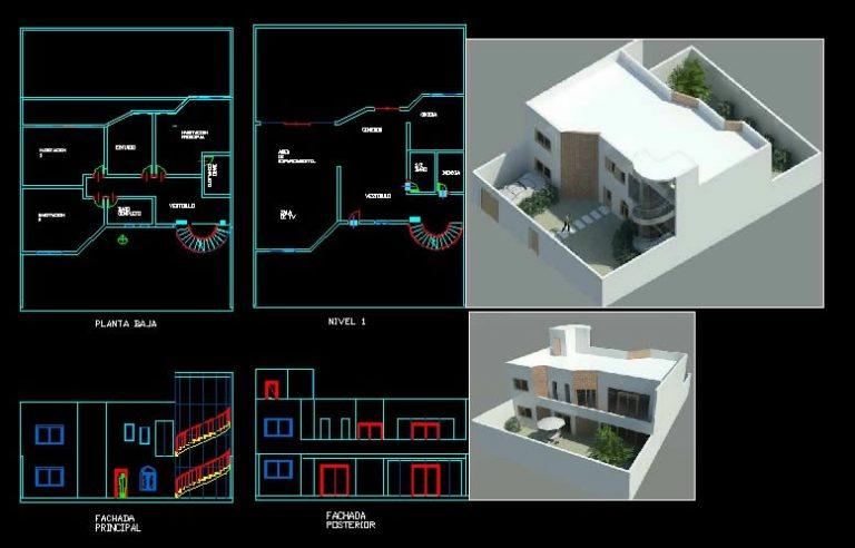 Medium Room House DWG Block for AutoCAD • Designs CAD