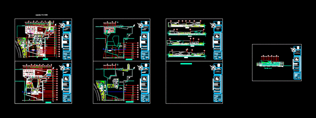 Mega Mall DWG Block for AutoCAD