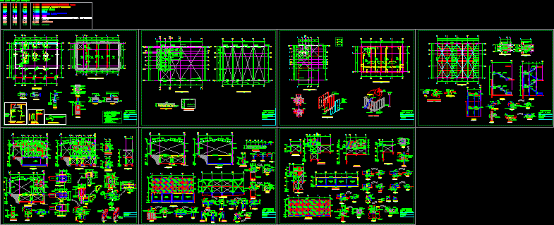 metal shed dwg plan for autocad • designs cad