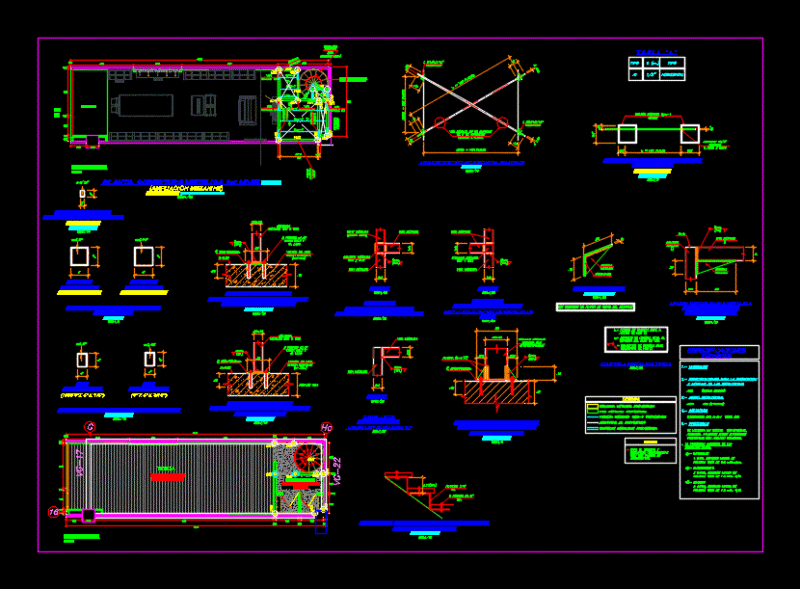 Metallic Paint Mezaninne DWG Block for AutoCAD