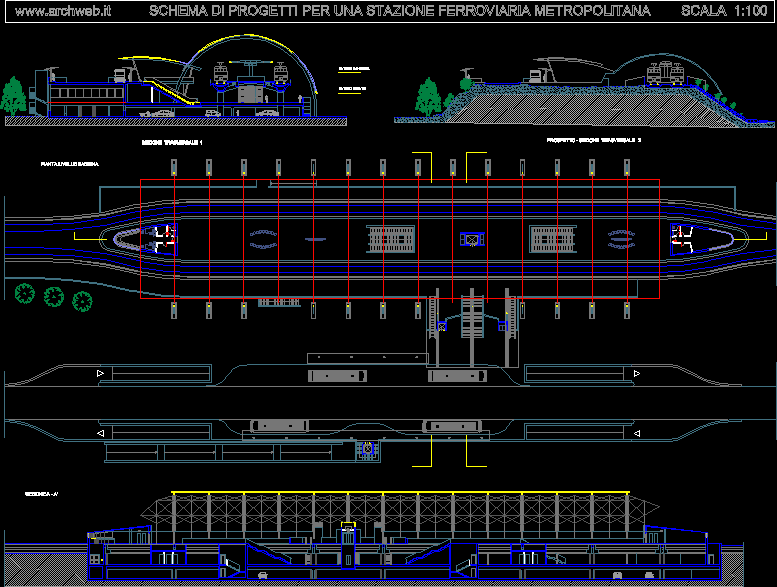 Metropolitan Railway Station DWG Block for AutoCAD â€¢ Designs CAD