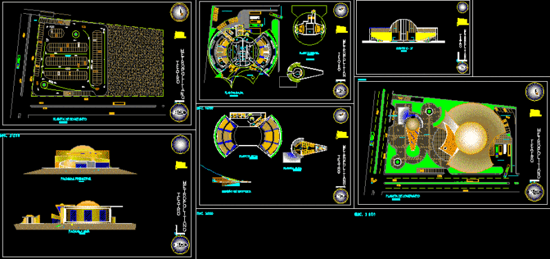 Metropolitan Theater Design DWG Plan for AutoCAD
