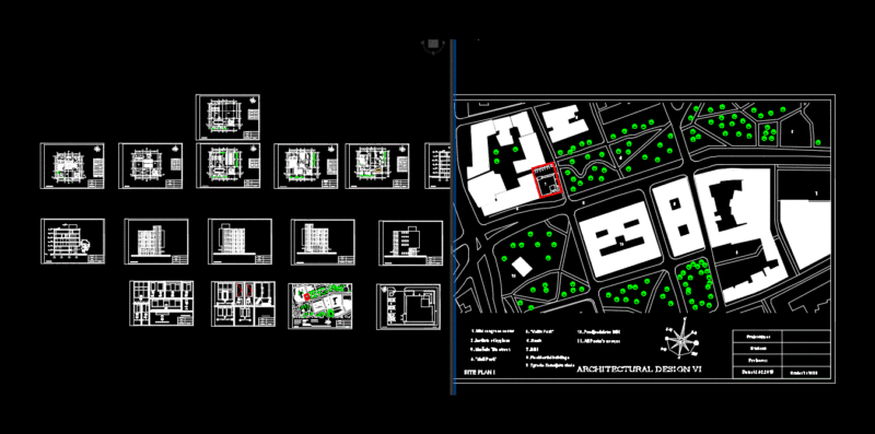 Mini Conference Centre DWG Block for AutoCAD