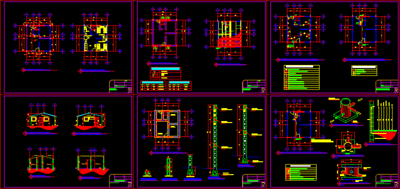 Minimal House DWG Block for AutoCAD