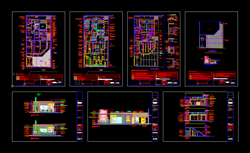 Minimarket DWG Detail for AutoCAD