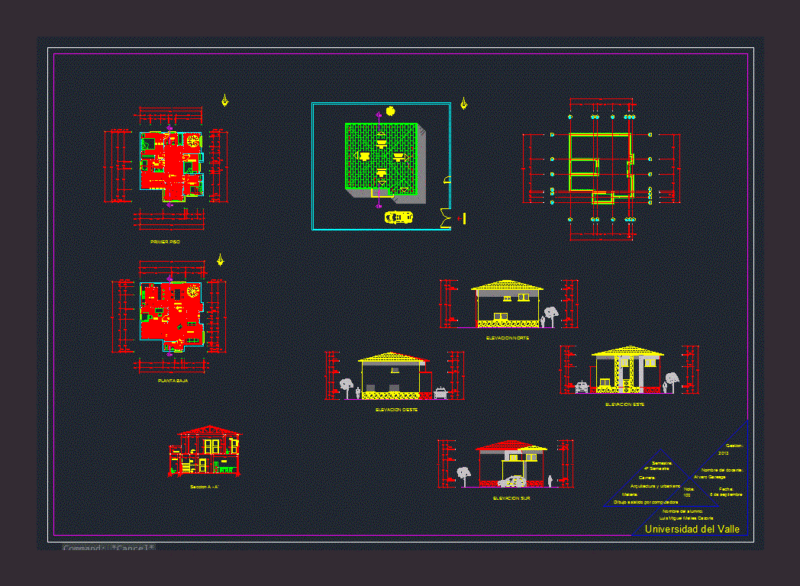 Minimum Housing DWG Block for AutoCAD