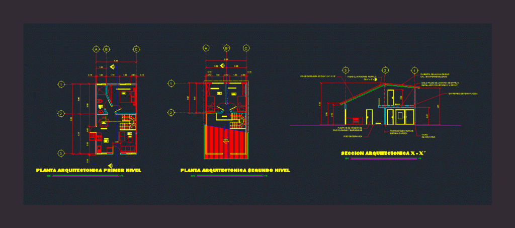 Minimum Housing DWG Block for AutoCAD