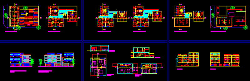 Minimun Housings DWG Full Project for AutoCAD