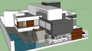 Modern House 3D SKP Model for SketchUp • Designs CAD