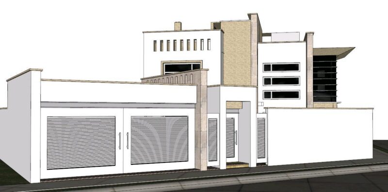 Modern House 3D SKP Model for SketchUp