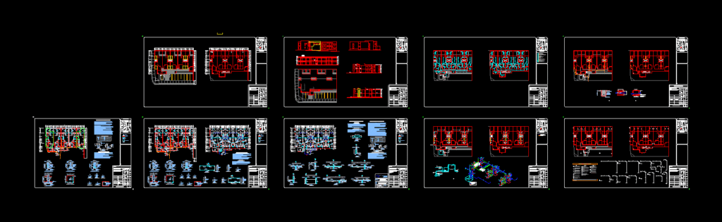 Module Departments DWG Full Project for AutoCAD