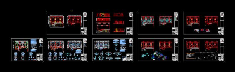 Module Departments DWG Full Project for AutoCAD