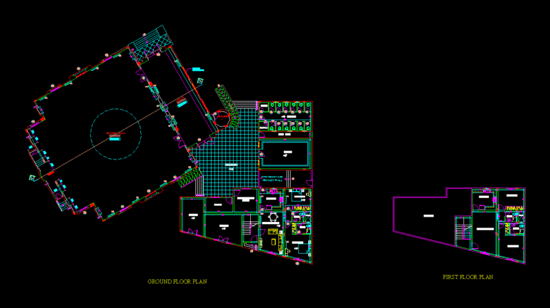 Mosque DWG Block for AutoCAD
