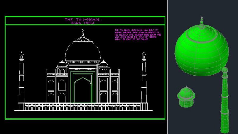Mosque DWG Block for AutoCAD