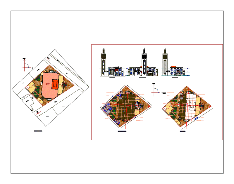 Mosquee DWG Detail for AutoCAD