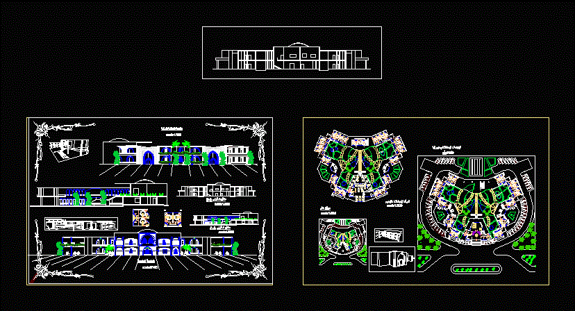 Motel DWG Plan for AutoCAD  Designs CAD