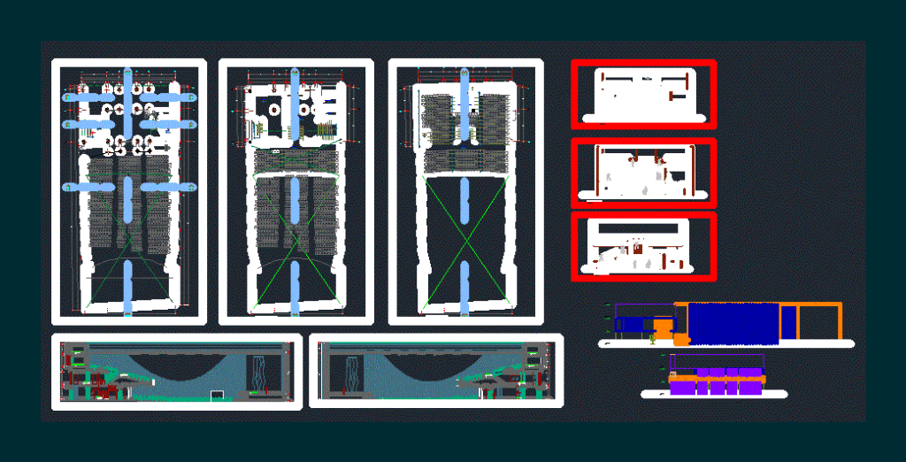 Movies DWG Block for AutoCAD